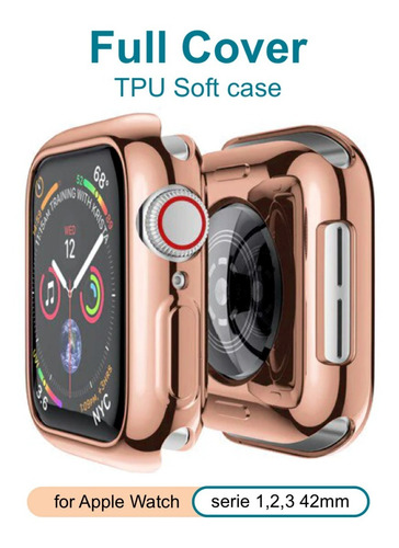 Carcasa Tpu Para Apple Watch Oro Rosado - Tallas Y Series