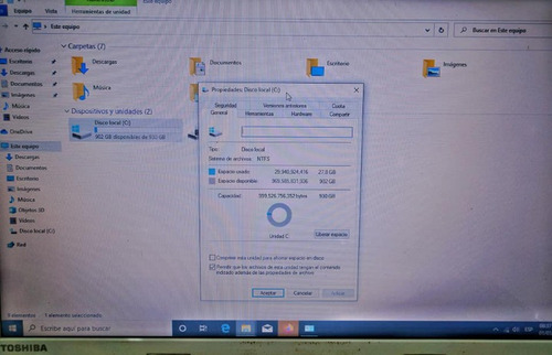 Laptop Toshiba Satélite C50 Blanca (Usado)