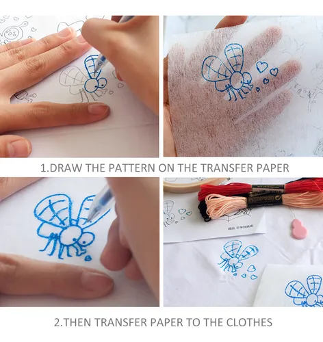 Paño De Dibujo Transparente Para Punto De Cruz, Papel De Tra