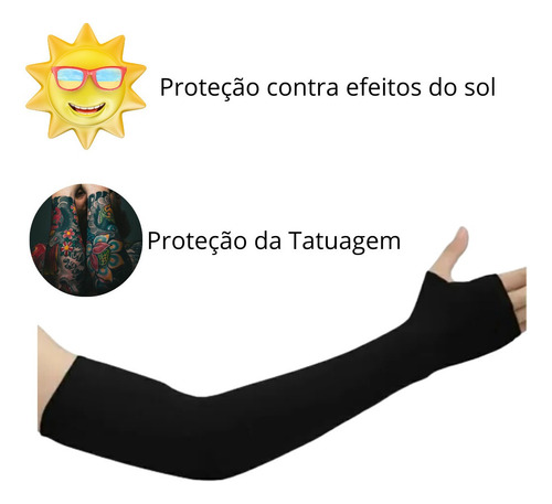 Imagem 2 de 4 de Manguito Duplo Para Proteção Dos Braços Fps50 Ideal Motoboy