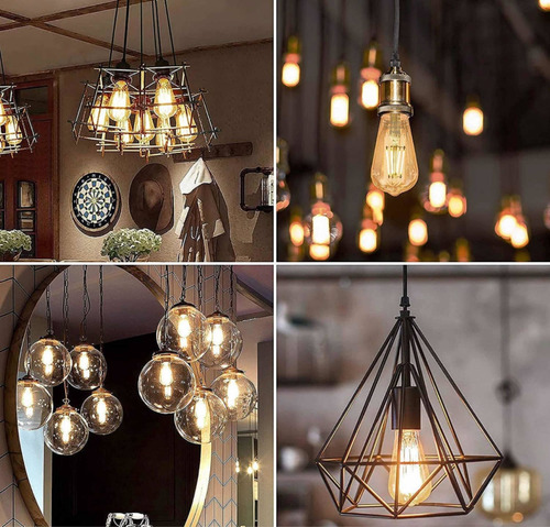 Foco Bombilla Led Vintage E26 E27 Standard Blanco Cálido