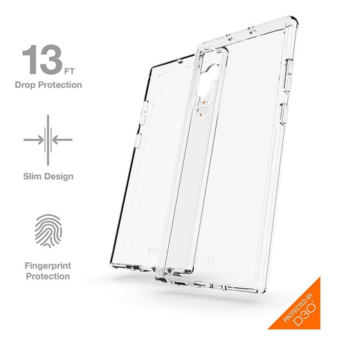 Funda Mil-std Gear4 Crystal Palace Para Galaxy Note 10 Plus