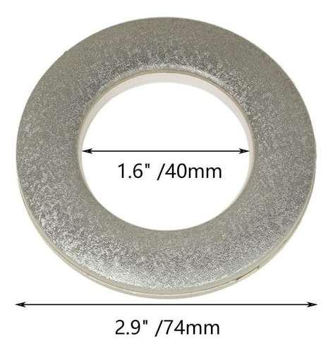 50 Peças Arruelas De Cortina, Anéis De Ilhós Romanos 4,3 Cm