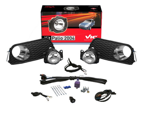 Kit De Faros Auxiliares Fiat Palio Fase Ii 05/07