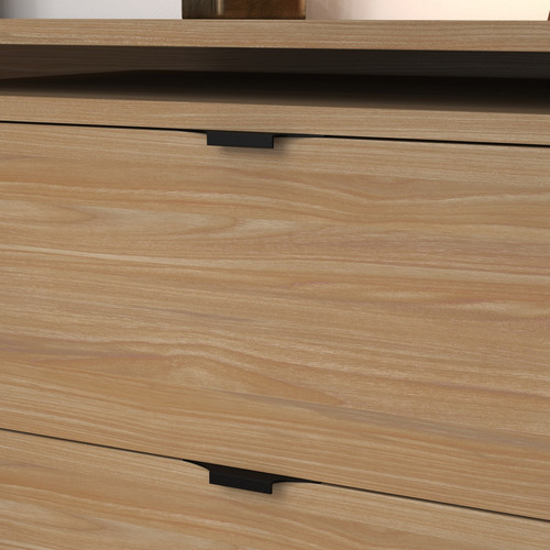 Mesa Escritório Escrivaninha Industrial + Gaveteiro Cômoda Cor Laminado com Preto
