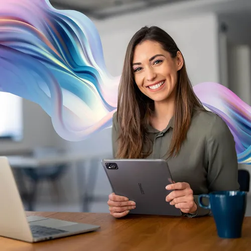 Tablet Compaq Tab Pro 8 256gb + Teclado + Auriculares + Bolí