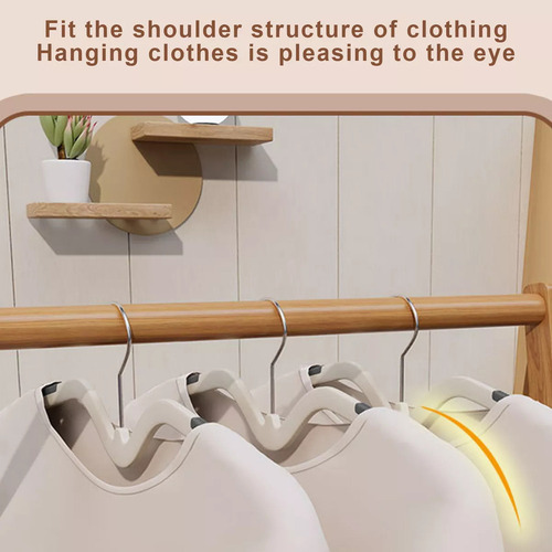Q0q Colgador De Ropa Duradero Y Grueso De Cuello Corto, 20