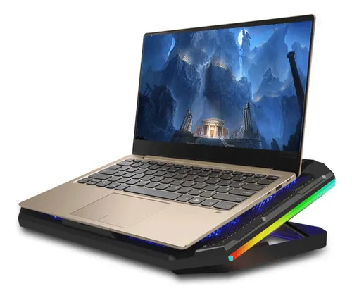 Soporte Cooler Ventilador Para Notebook Refrigerante Led