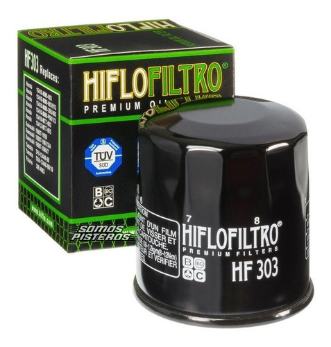 Filtro De Aceite Premium Hiflo Hf 303 Zx6r 636 Zx10r 300 400