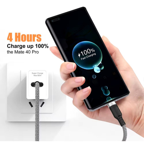 Apply To Cable Usb A Tipo C 5 Metros Carga Rapida Reforzado