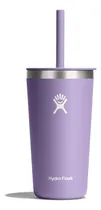 Comprar Vaso Térmico Hydro Flask Con Tapa Y Popote, Acero Inoxidable
