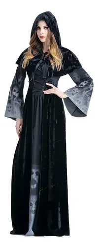 Vestido De Halloween Para Mujer | Estampado Sangriento Y Elegante | Sin Mangas | Tela Transpirable Para Fiestas De Terror
