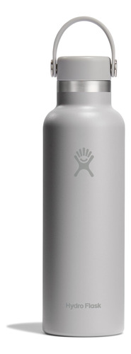 Botella De Agua Hydro Flask Standard De 620 Ml, Color Gris A