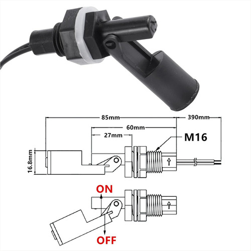 Interruptor Sensor Nivel De Agua, Magnético, Flotador, 12v