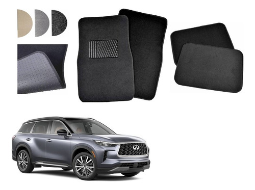 Kit Tapetes Alfombra Infiniti Qx60 2022 2023 2024 2025