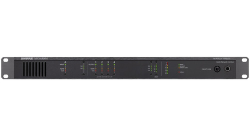Imagen 1 de 2 de Shure Mxwani4 Interface Rackeable De Audio En Red