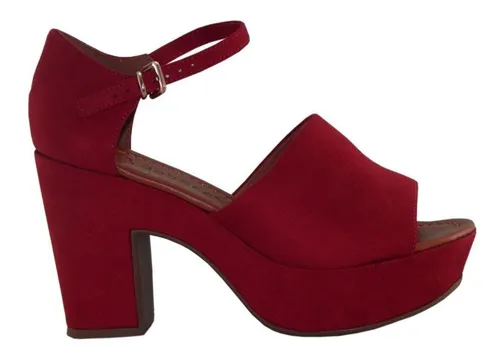 Sandalia Bebece Salto Grosso Camurca 5123765 Inverno 2019 Frete