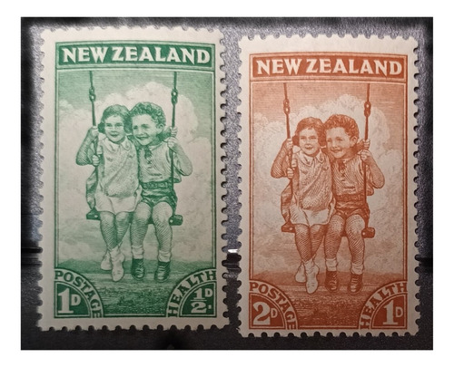 Nueva Zelanda Pro Infancia Niños 1942 Nv. C/g Iv. 262/3