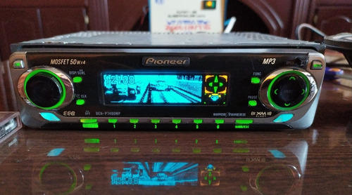 Autoestereo Pioneer Deh-p7400mp Graficos Old School