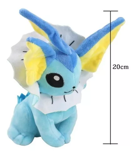 Flareon Evoluções Evolution Eevee Pokemon Pelúcia 20cm