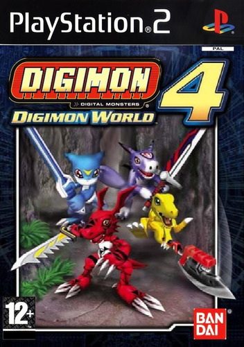 Digimon World 4 Físico Juego Ps2 Español Play 2