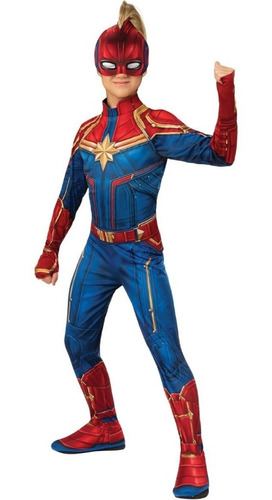 Captain Marvel Capitana Marvel Disfraz Avengers Talla 8-10