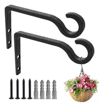 Comprar Paquete De 2 Ganchos De Pared Para Colgar Plantas, Soporte D