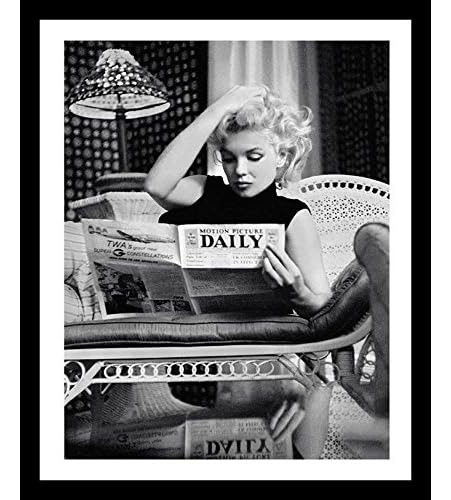 Enmarcado Marilyn Monroe Lectura Motion Picture Daily 1...