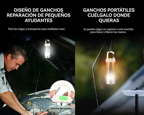 Mazoom E-hyl801 Lampara Camping Led Linternas Recargables