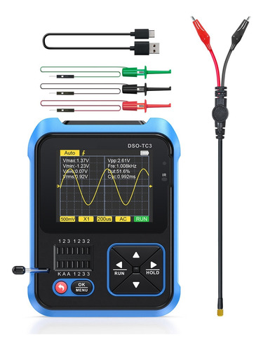 Osciloscopio Digital Transistor Tester Función Generador De
