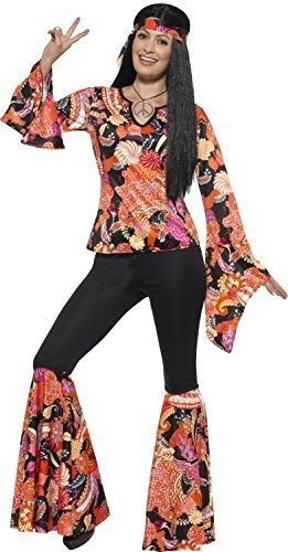 Smiffys Womens 1960s Willow The Hippie Costume