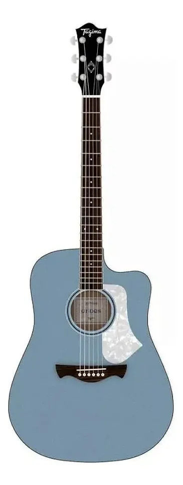 Violão Eletroacústico Tagima Andes Cor Azul-aço Material Do Diapasão Okoume Orientação Da Mão Destro