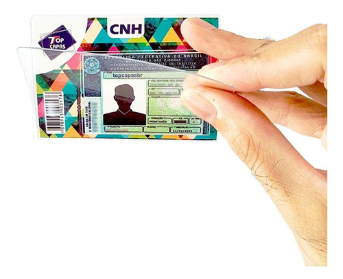 Capa Porta Cnh Ou Cin (rg) Modelo 2024 - Kit C/ 300 Und.
