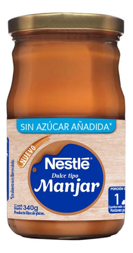 Manjar Sin Azucar Nestle 340gr(3 Unidad)-super