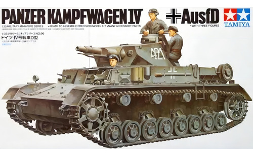 Tamiya 35096, Panzer Iv Ausf D Escala 1/35 de la Segunda Guerra Mundial