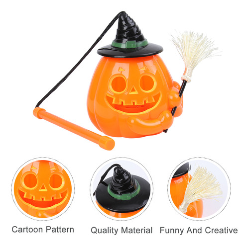 Lámpara Led Nocturna Con Forma De Calabaza, 1 Unidad, Decora