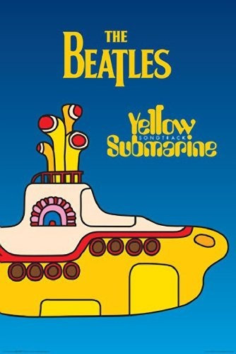 Wall Posters  24x36 The Beatles Submarino