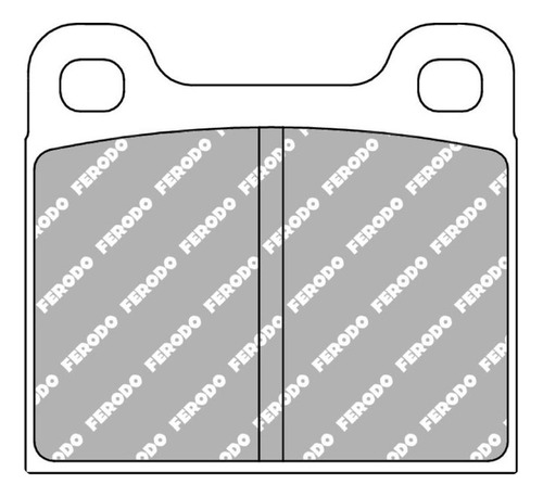 Pastillas De Freno Ferodo Racing Para Chevette Competición 