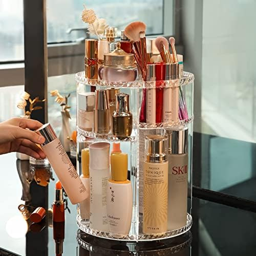 Organizador De Maquillajes Acrílico Organizador Giratorio