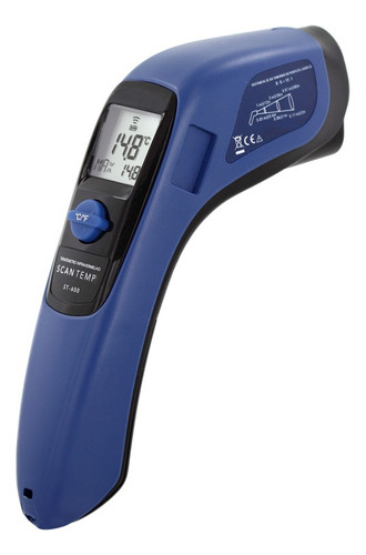 Termometro Infravermelho Com Mira Laser -60c+500c Incoterm.