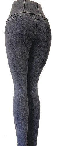 Jeans Fajeros Peruanos Mujer Push Up Leggin Denim