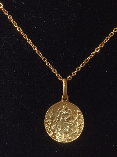 Imagen 7 de 9 de Medalla Oro 10k San Rafael #1175 Bautizo Comunión