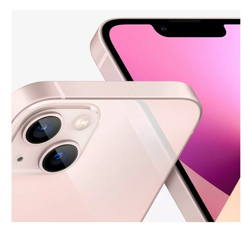 Iphone 13 Pink 128 Gb - Excelente (reacondicionado) Bat 100% Rosa Claro (Reacondicionado)