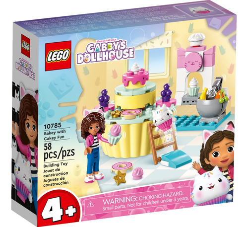 Lego Juniors Gabby 10785 Diversão Na Confeitaria Com Cake -