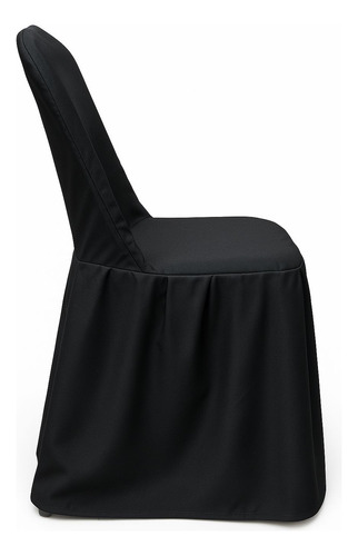 Funda Universal Para Silla De Banquete (100 Pack) Negro Liso