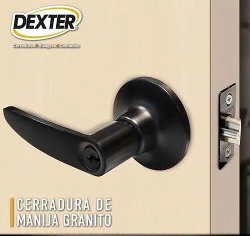 Cerradura para puerta abatible Dexter 6676 color negro