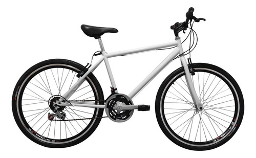Bicicleta Urbana Todoterreno Rin 26 18 Cambios Color Blanco