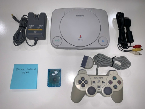 Consola Playstation 1 Slim Original + 1 Control + 3 Juegos.