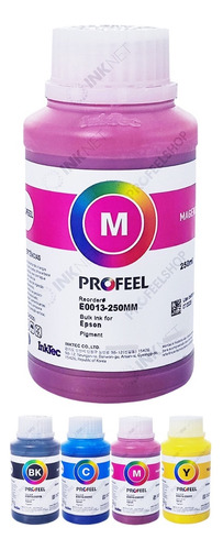 Tinta 250ml Inktec Pigment E0015 E0013 Ecotank L3110 L3250