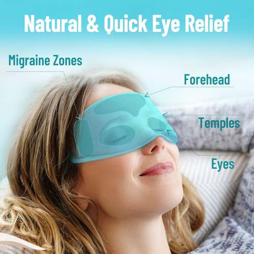 Máscara De Dormir De Gel 3d Para Ojos Hinchados Y Círculos Color Nombre Del Diseño
